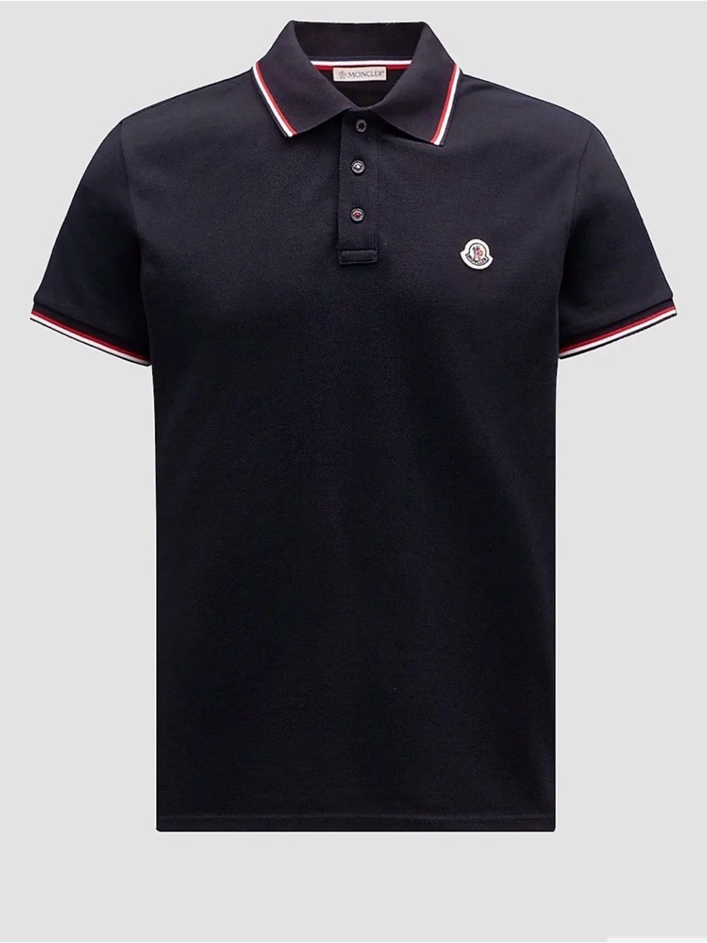 Moncler NWT Polo Shirt in Cotton Piquet